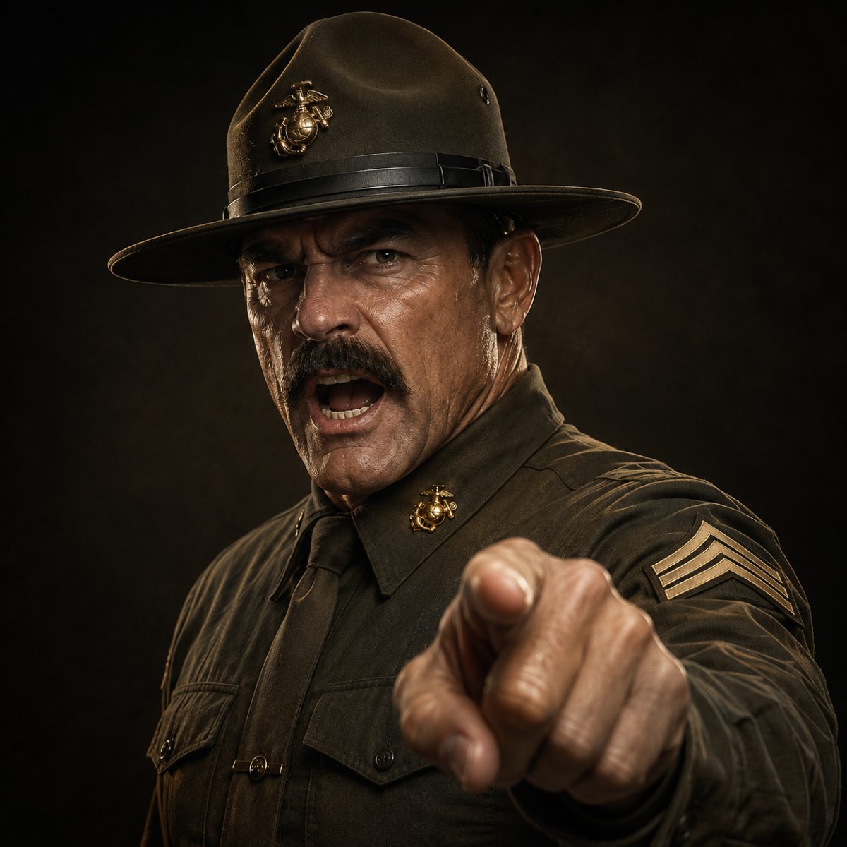 Sgt. Briggs zeigt auf dich